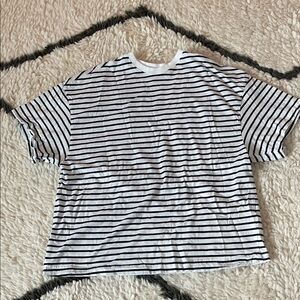 Black and White Striped T-Shirt